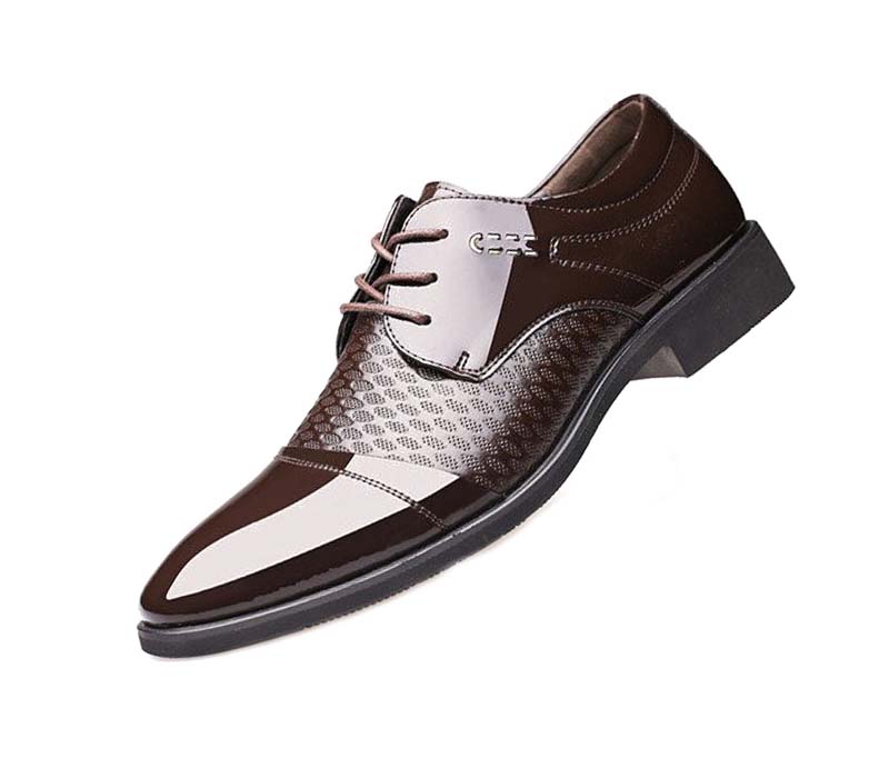 Mens Leather Formal Wear Shoes Grid